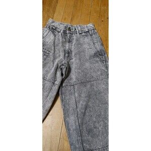 VTG Bugle Boy Jeans Mens 24x28 Carpenter Utility Black Faded Hip Hop 90s Y2K